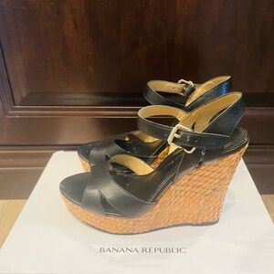 Banana Republic sandals with 4 inch platform